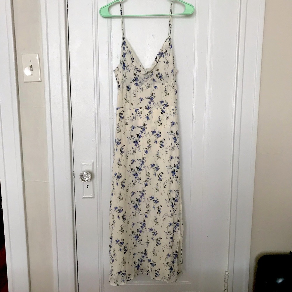 Reformation Gala Dress; Cowl neck, midi
